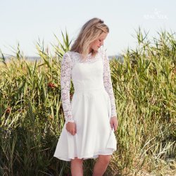 Konfirmationskjole Chantal white